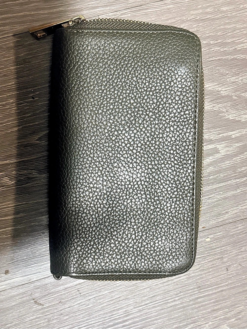 Olive Zip-Around Wallet